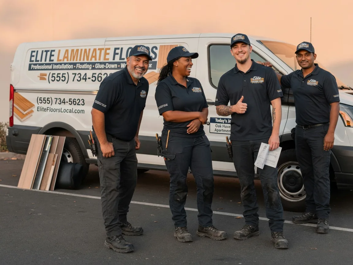 Laminate flooring installation company in Pleasantville, OH